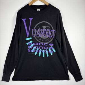 Vintage Vuarnet Shirt Mens Large France Graphic Long Sleeve 1991 90s